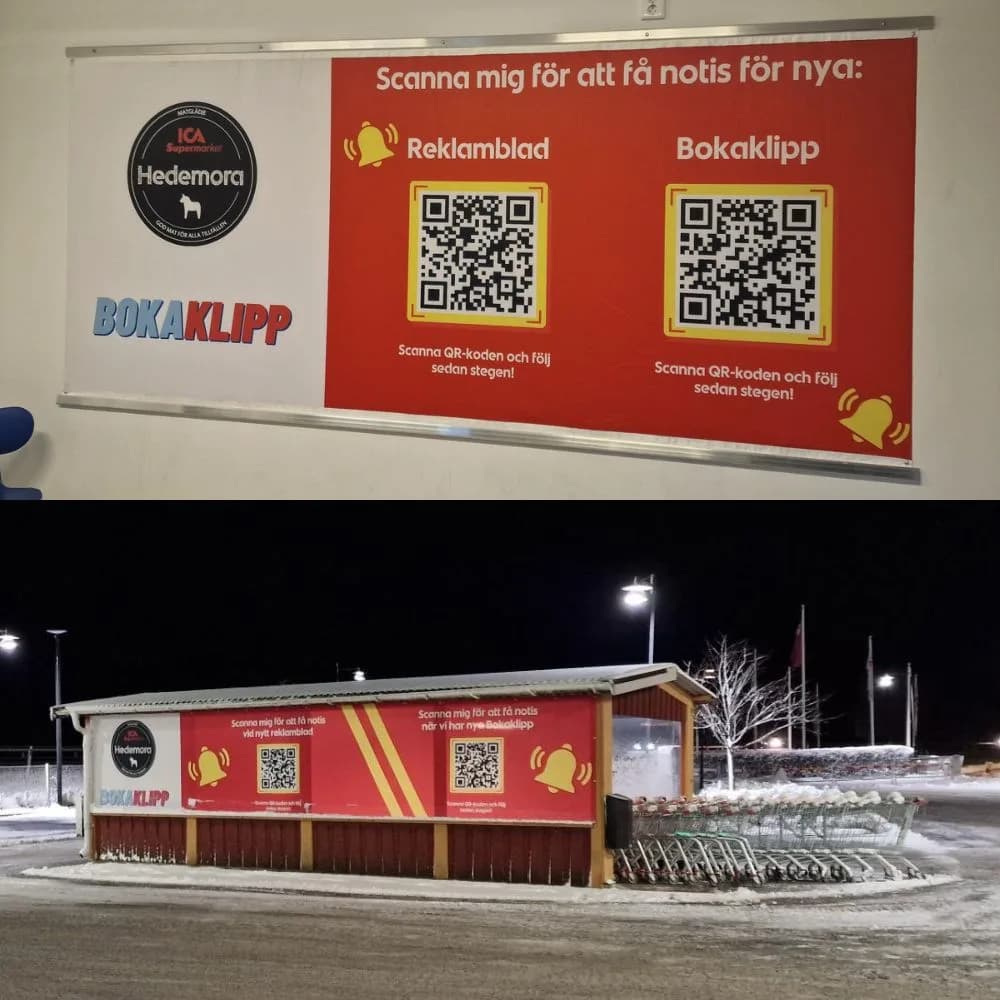 Hedemora store QR code
