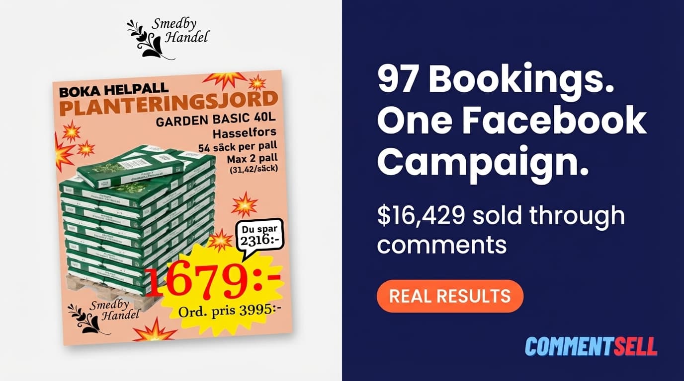 Smedby Handel Alcanza Ventas Récord con Commentsell: ¡15 046 € con una Sola Publicación!