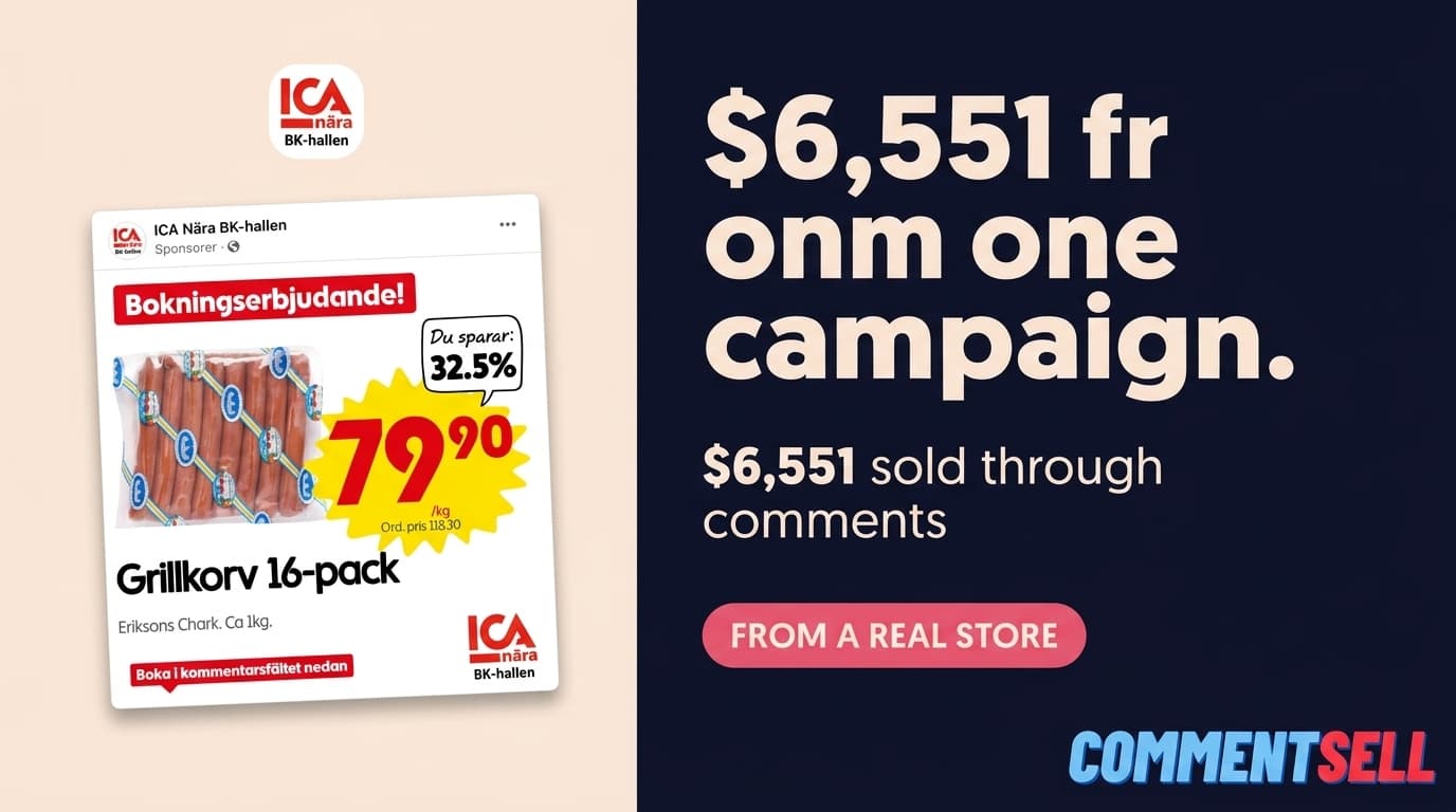 Community Success: How ICA Nära BK-hallen Generated $6,551 and Boosted Local Loyalty with Commentsell