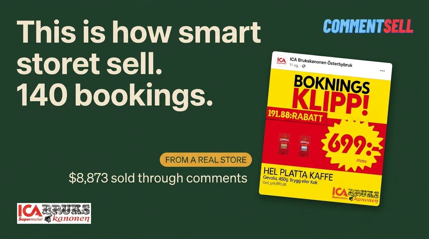 ICA Brukskanonen's Gevalia Success: $8,873 in Sales from One Commentsell Post!