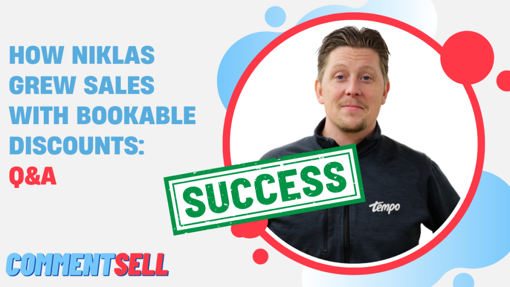Niklas shows how Tempo Fornhöjden increased their sales with Commentselling.